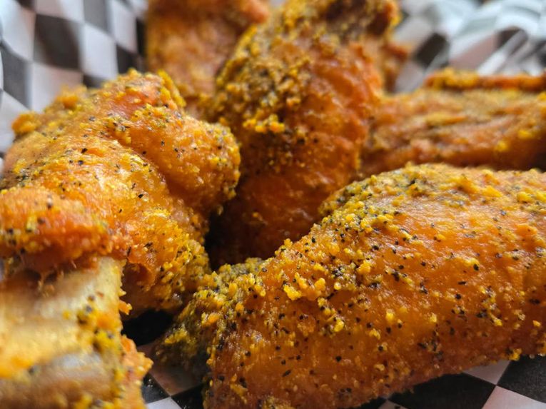 Lemon Pepper Dried Rub Wings
