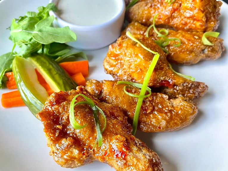 Crispy Mango Habanero Wings